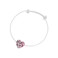 APM Monaco Bracelet Ajustable Coeur Fuchsia^ Bracelets