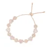APM Monaco Bracelet Ajustable Coeurs Nacre Rose^ Bracelets