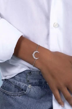 APM Monaco Bracelet Ajustable Lune Pave^ Bracelets