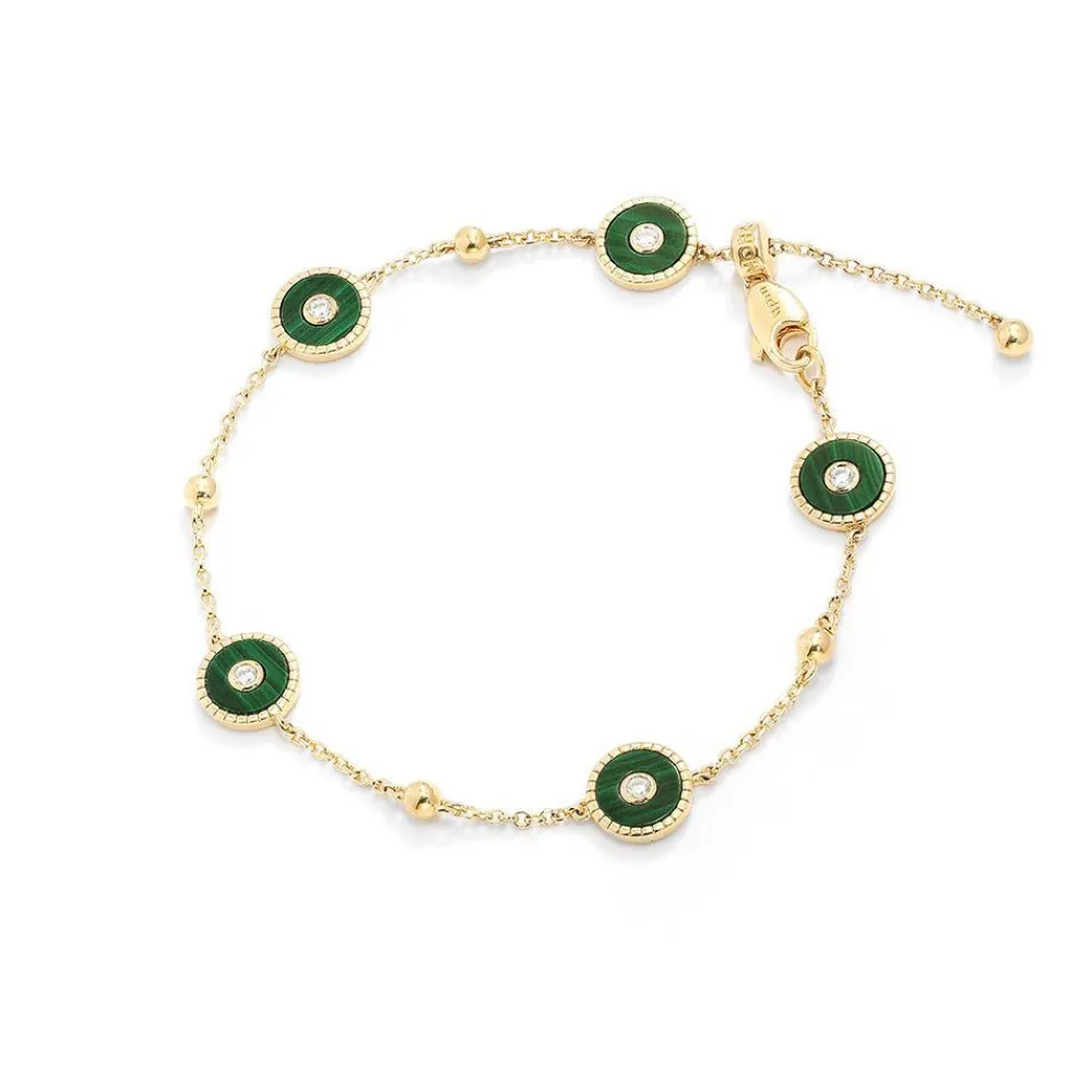 APM Monaco Bracelet Ajustable Malachite^ Bracelets