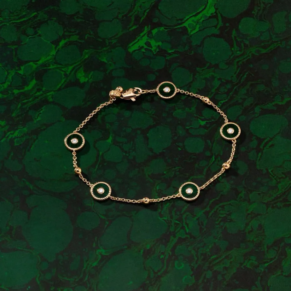 APM Monaco Bracelet Ajustable Malachite^ Bracelets