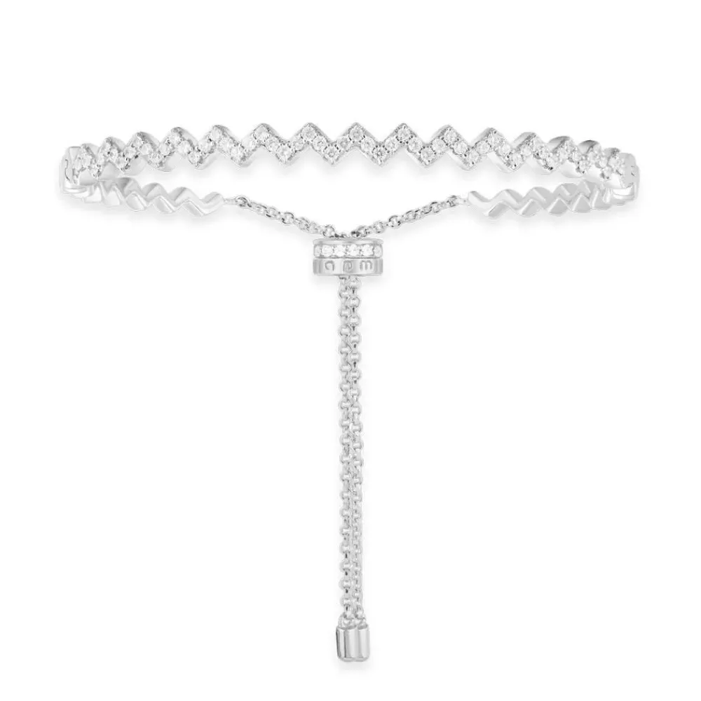 APM Monaco Bracelet Ajustable Up And Down - Argent^ Bracelets