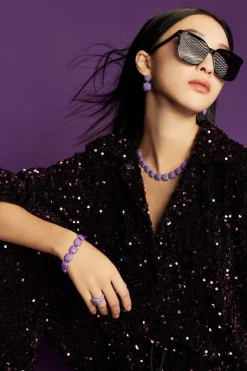 APM Monaco Bracelet Carre Violet^ Bracelets