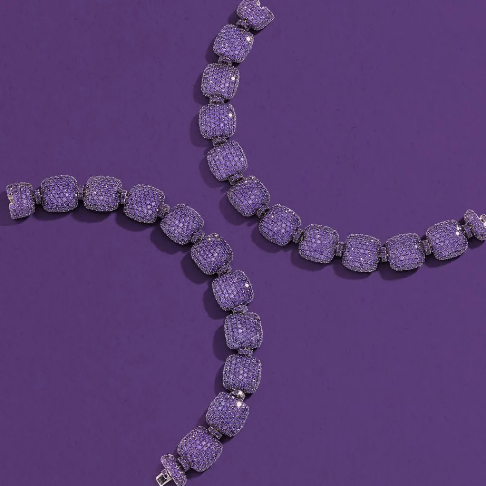 APM Monaco Bracelet Carre Violet^ Bracelets
