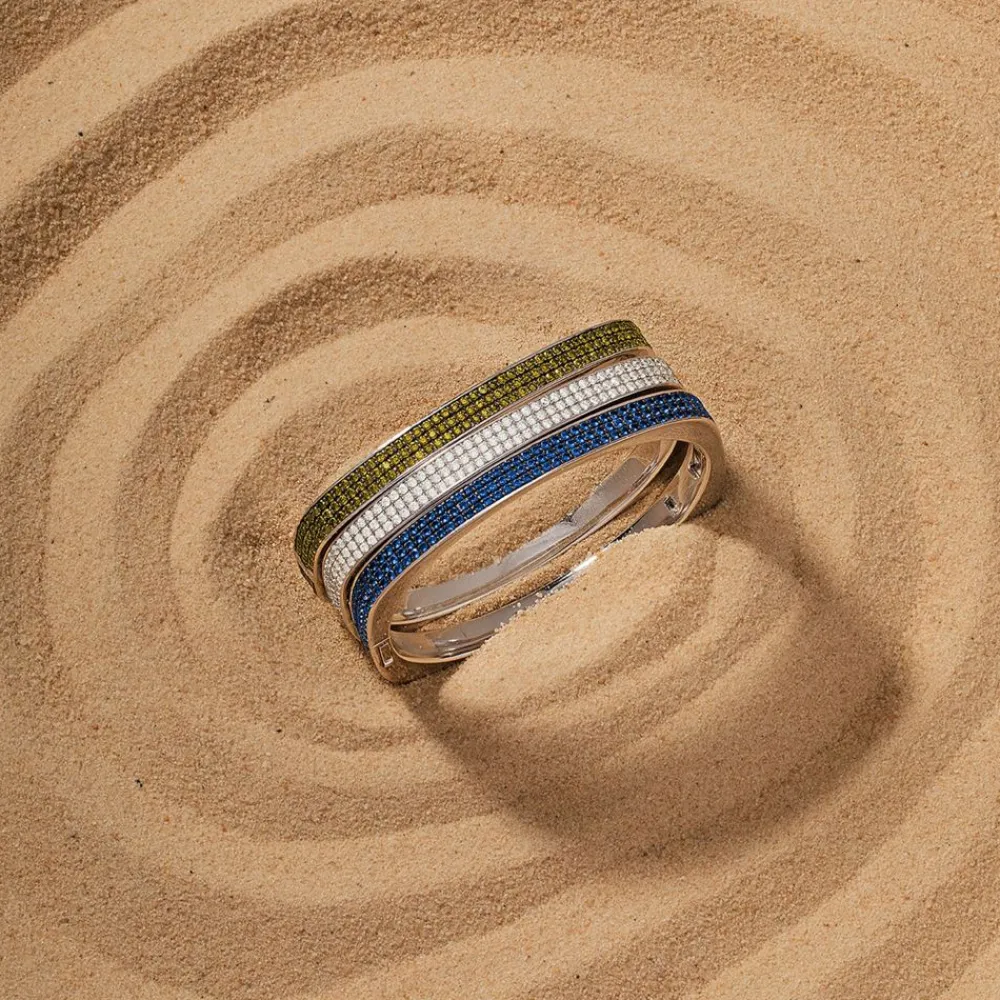 APM Monaco Bracelet Jonc Bold Pave^ Bracelets