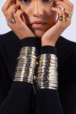 APM Monaco Bracelet Jonc Code Morse Bonheur^ Bracelets