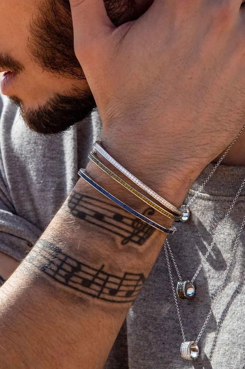 APM Monaco Bracelet Jonc Pave^ Bracelets