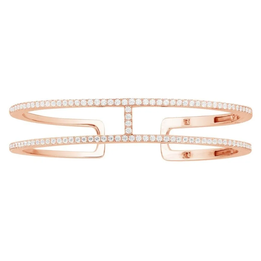 APM Monaco Bracelet Ouvert Double Ligne^ Bracelets