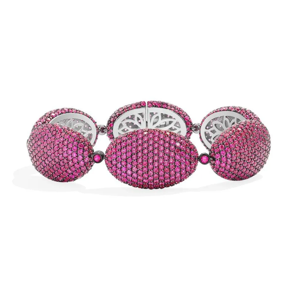 APM Monaco Bracelet Ovale Fuchsia^ Bracelets