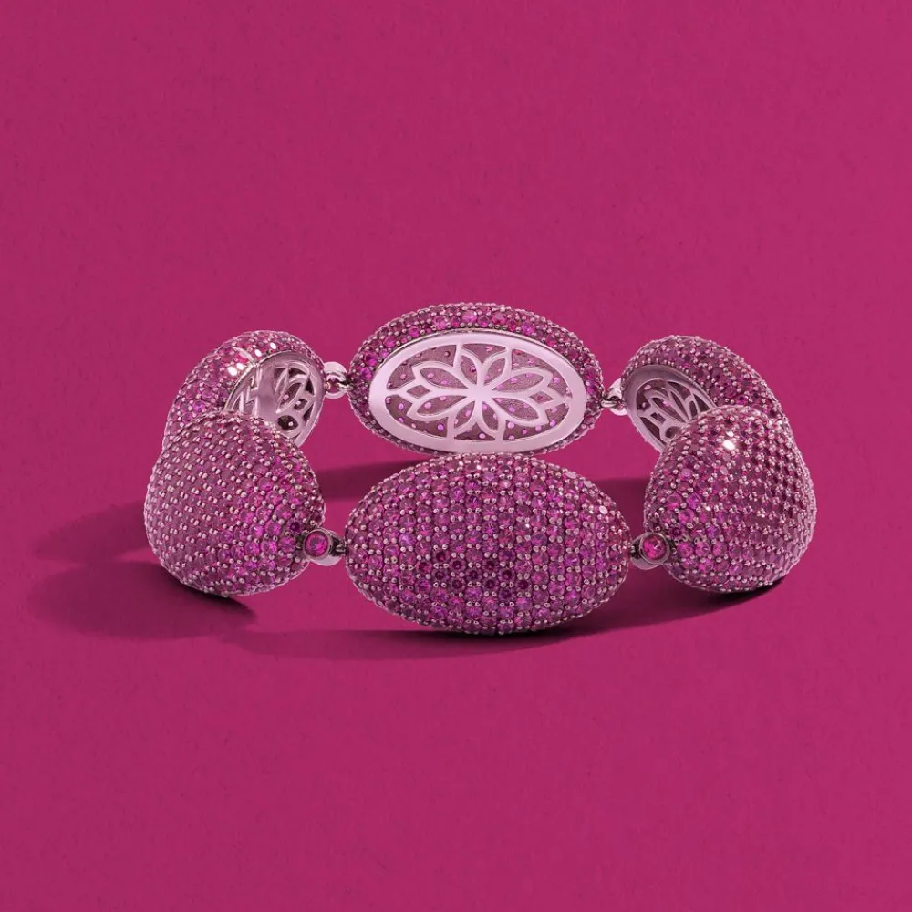 APM Monaco Bracelet Ovale Fuchsia^ Bracelets