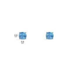 APM Monaco Clous D'Oreilles Eclat Bleu Lagon^ Boucles D'Oreilles