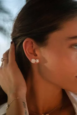 APM Monaco Clous D'Oreilles Ronds^ Boucles D'Oreilles