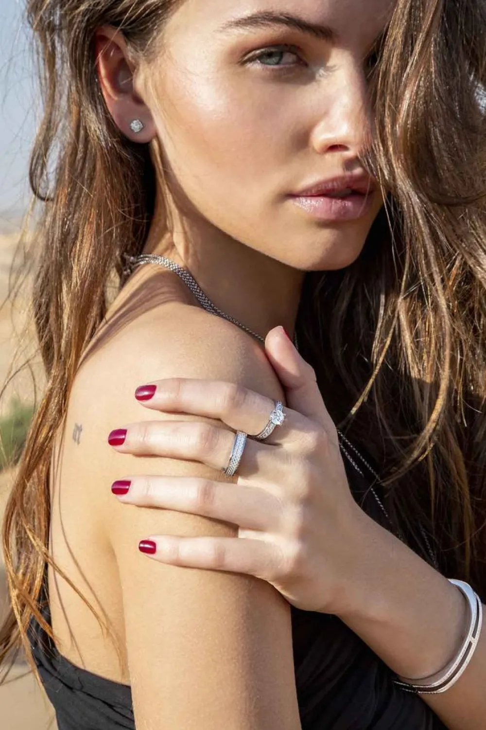 APM Monaco Clous D'Oreilles Ronds^ Boucles D'Oreilles