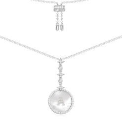 APM Monaco Collier Ajustable Alphabet-A Eternelle - Argent^ Colliers