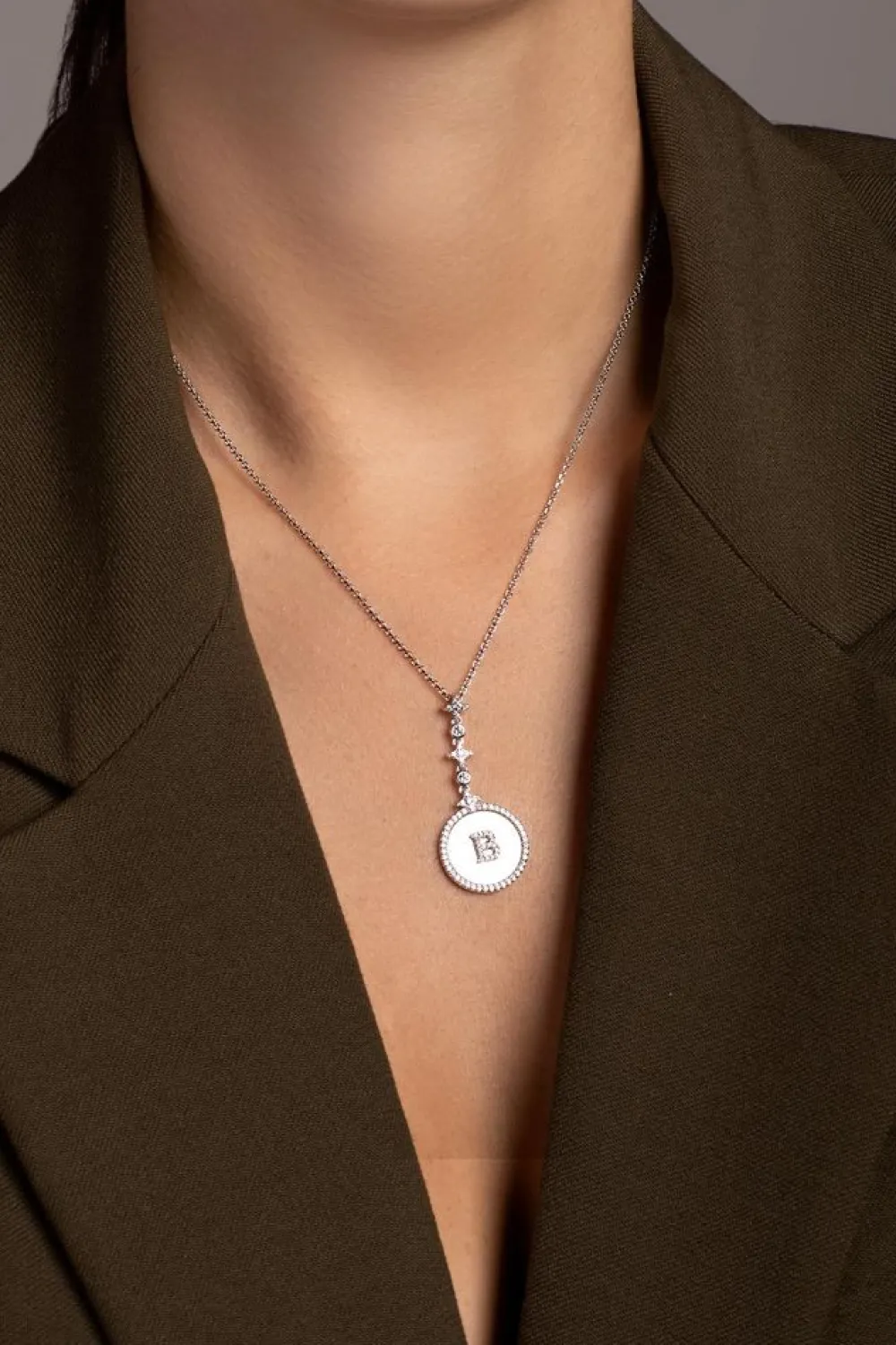 APM Monaco Collier Ajustable Alphabet-A Eternelle - Argent^ Colliers