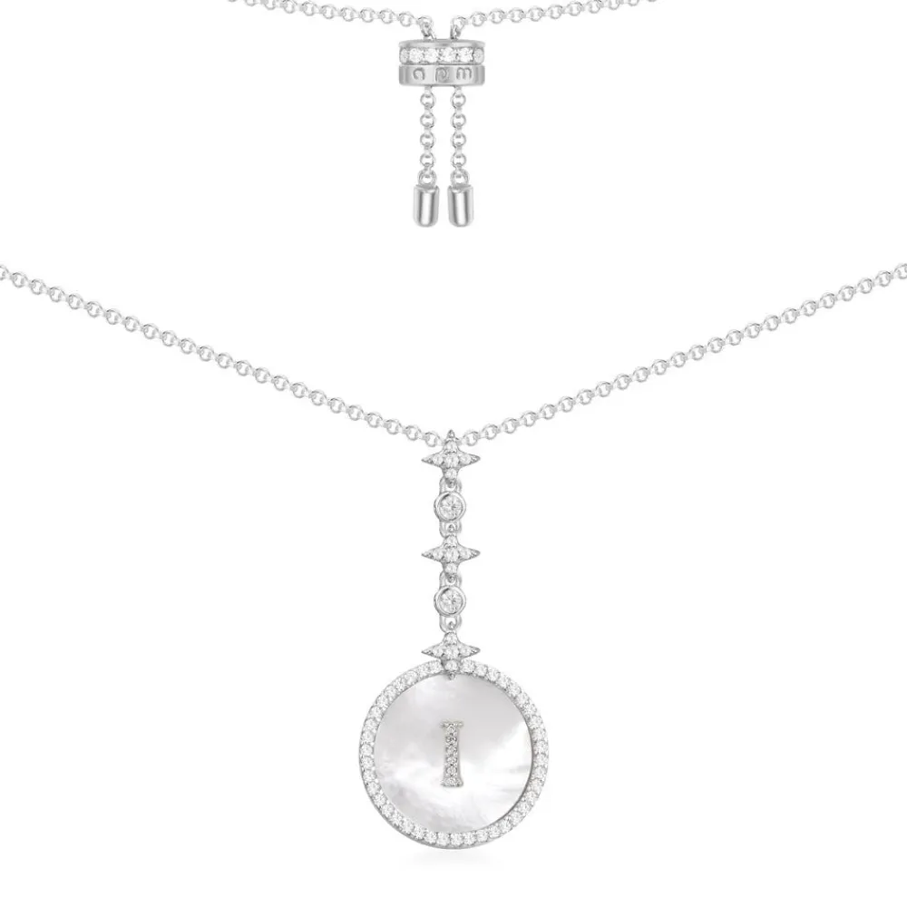 APM Monaco Collier Ajustable Alphabet-A Eternelle - Argent^ Colliers