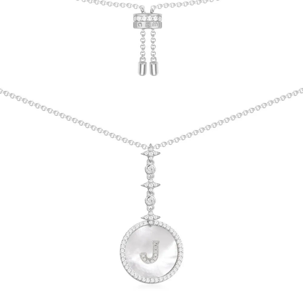 APM Monaco Collier Ajustable Alphabet-A Eternelle - Argent^ Colliers