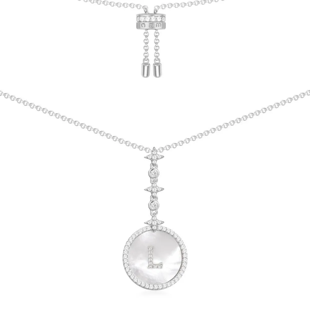 APM Monaco Collier Ajustable Alphabet-A Eternelle - Argent^ Colliers