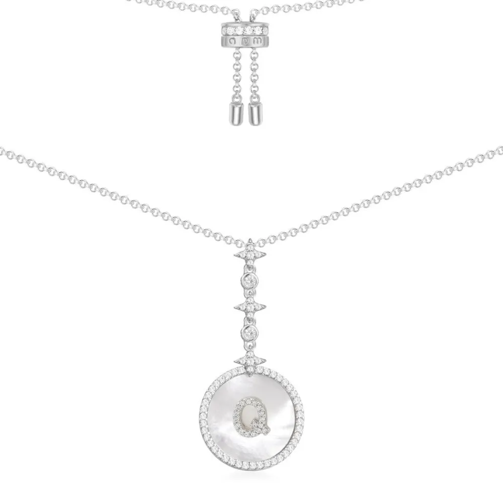 APM Monaco Collier Ajustable Alphabet-A Eternelle - Argent^ Colliers