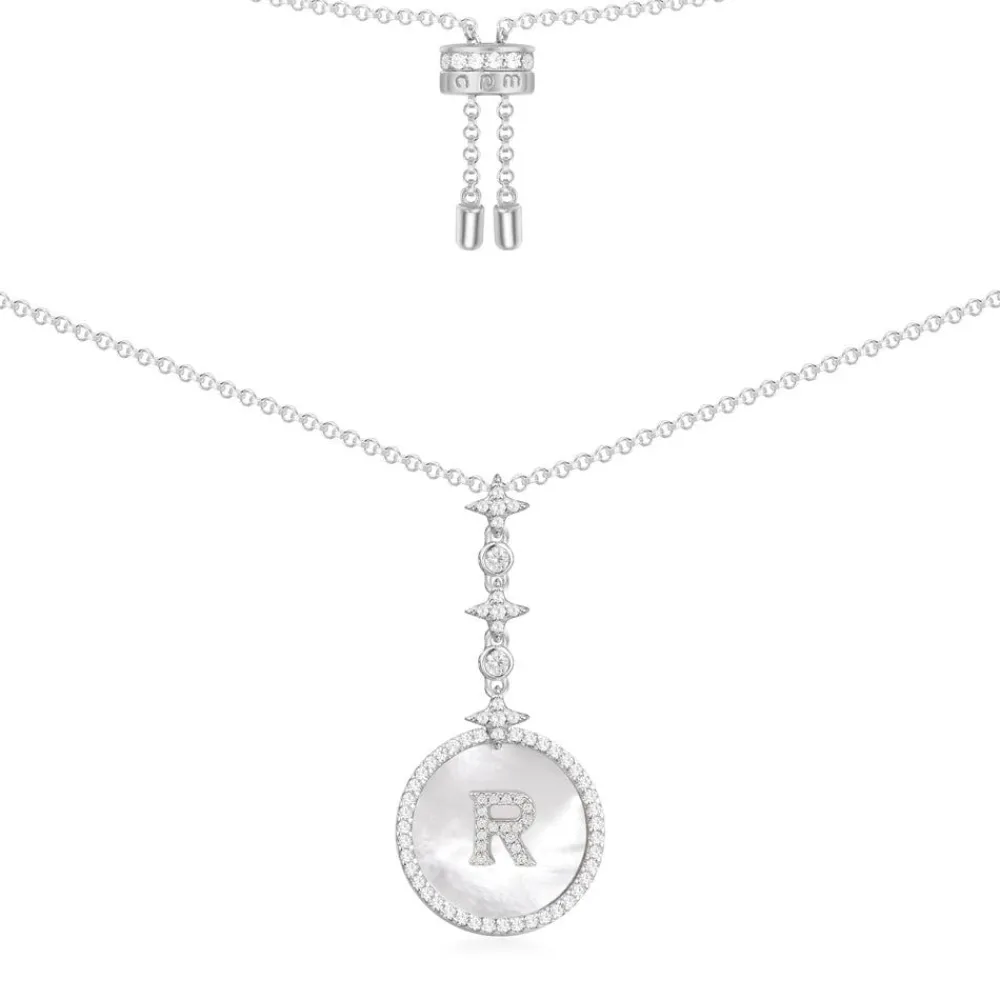 APM Monaco Collier Ajustable Alphabet-A Eternelle - Argent^ Colliers