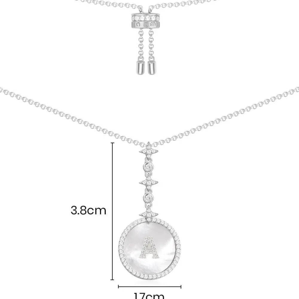 APM Monaco Collier Ajustable Alphabet-A Eternelle - Argent^ Colliers
