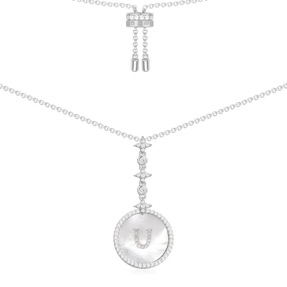 APM Monaco Collier Ajustable Alphabet-A Eternelle - Argent^ Colliers