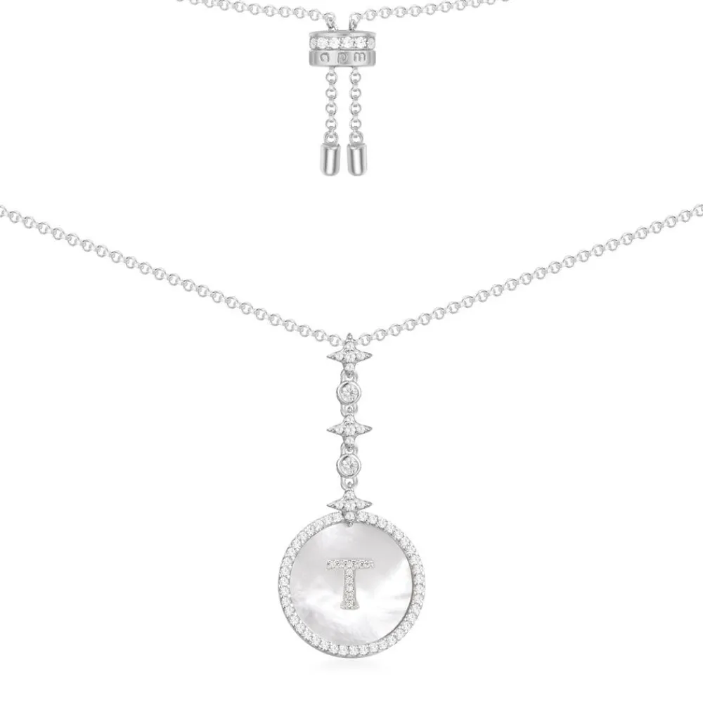 APM Monaco Collier Ajustable Alphabet-A Eternelle - Argent^ Colliers