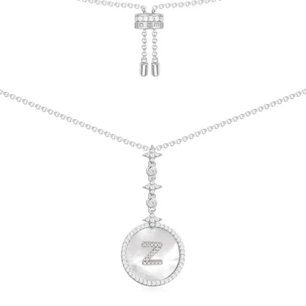 APM Monaco Collier Ajustable Alphabet-A Eternelle - Argent^ Colliers