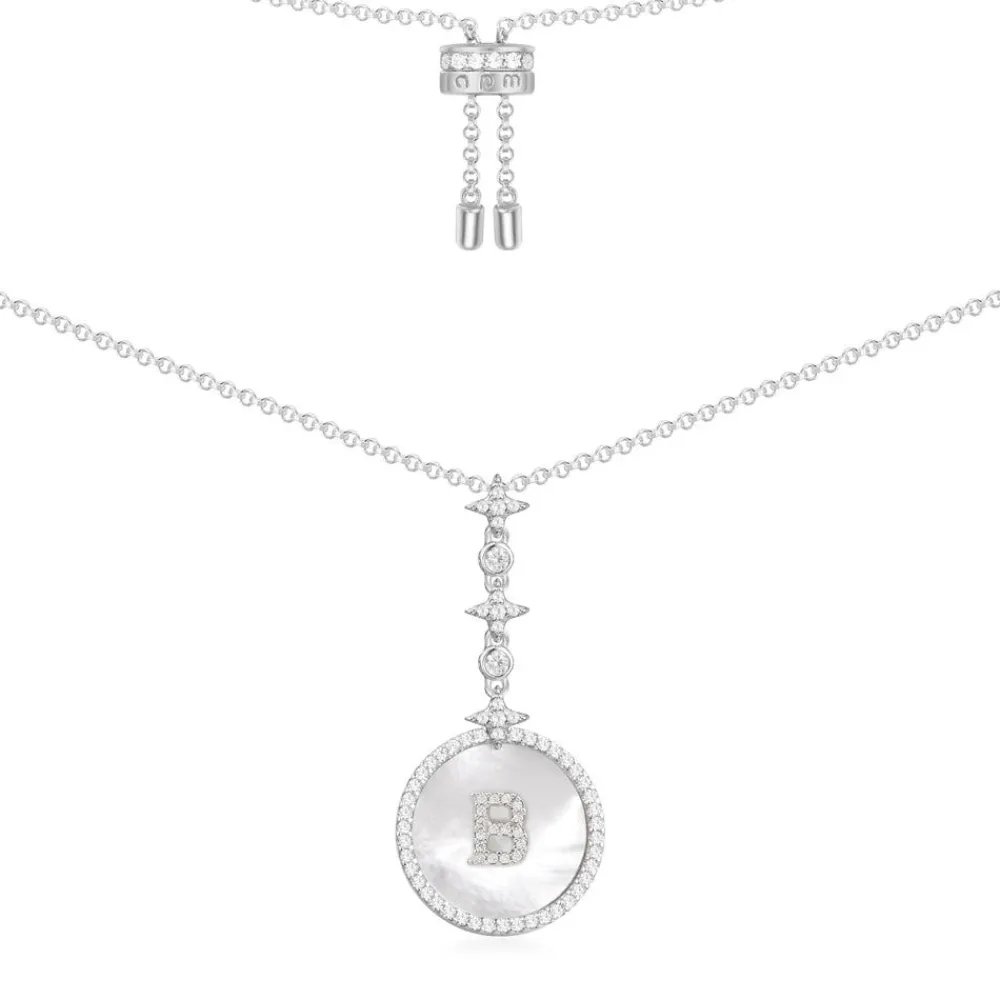 APM Monaco Collier Ajustable Alphabet-A Eternelle - Argent^ Colliers