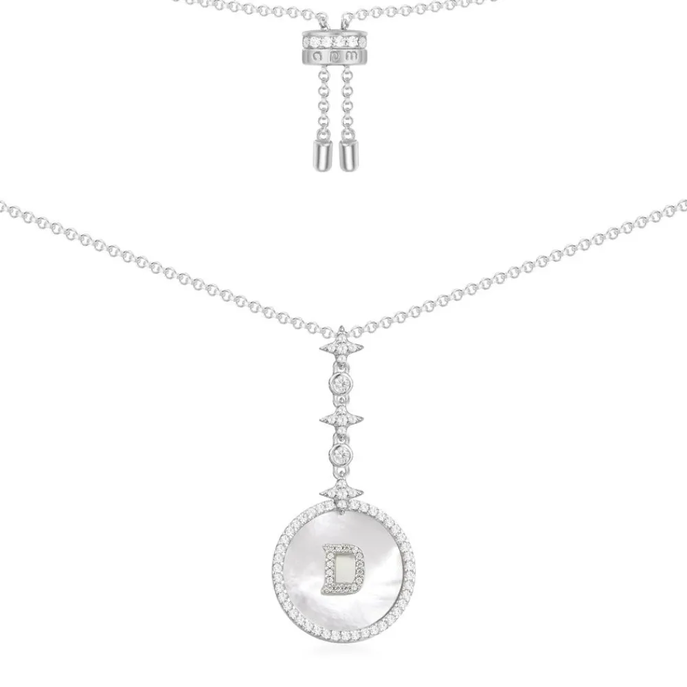 APM Monaco Collier Ajustable Alphabet-A Eternelle - Argent^ Colliers