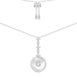 APM Monaco Collier Ajustable Alphabet-A Eternelle - Argent^ Colliers