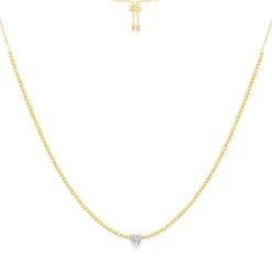 APM Monaco Collier Ajustable Coeur^ Colliers