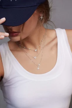 APM Monaco Collier Ajustable Coeur - Argent^ Colliers