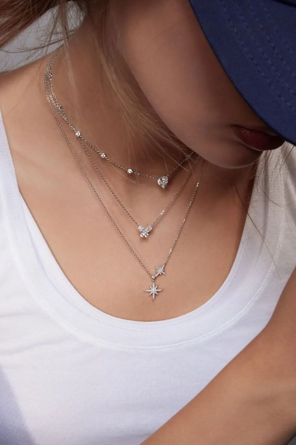 APM Monaco Collier Ajustable Coeur - Argent^ Colliers