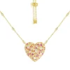 APM Monaco Collier Ajustable Coeur Multicolore^ Colliers