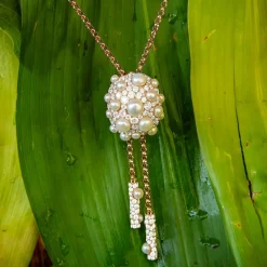 APM Monaco Collier Ajustable Disco Avec Perles^ Colliers