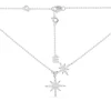 APM Monaco Collier Ajustable Double Meteorites - Argent^ Colliers