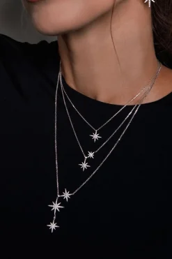 APM Monaco Collier Ajustable Double Meteorites - Argent^ Colliers
