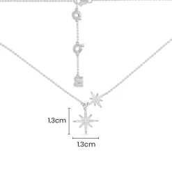 APM Monaco Collier Ajustable Double Meteorites - Argent^ Colliers