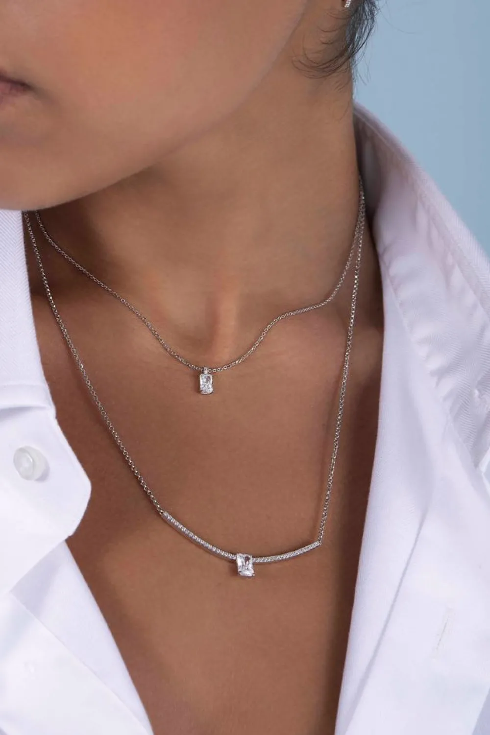 APM Monaco Collier Ajustable Eclat Pave^ Colliers