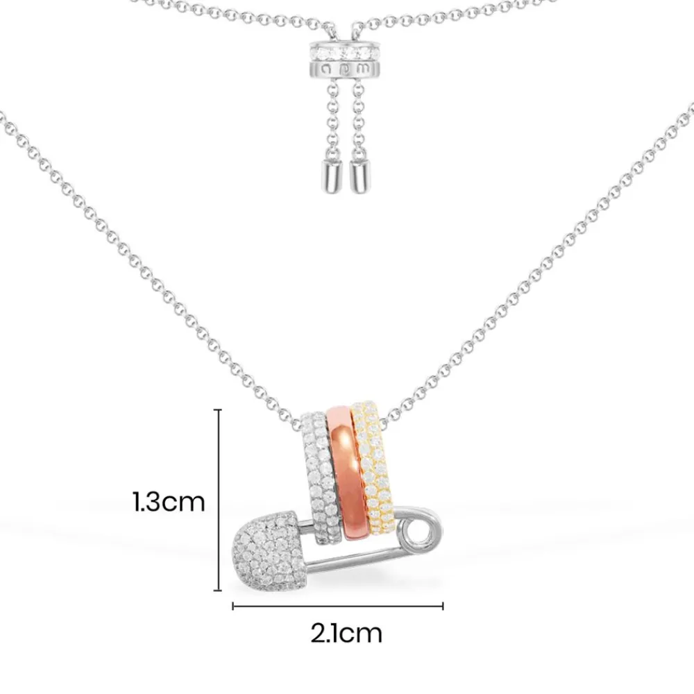 APM Monaco Collier Ajustable Epingle A Nourrice Multicolore^ Colliers