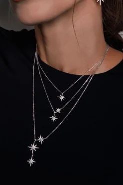 APM Monaco Collier Ajustable Meteorites - Argent^ Colliers