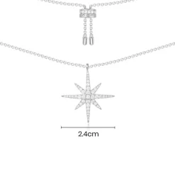 APM Monaco Collier Ajustable Meteorites - Argent^ Colliers
