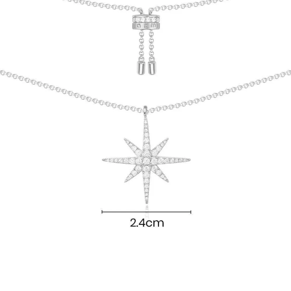 APM Monaco Collier Ajustable Meteorites - Argent^ Colliers