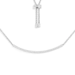 APM Monaco Collier Ajustable Pave^ Colliers
