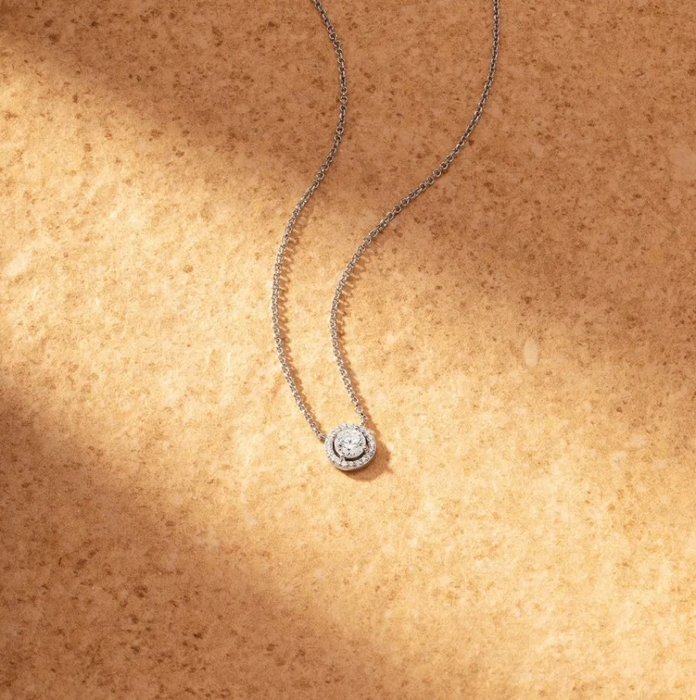 APM Monaco Collier Ajustable Pierre Ronde^ Colliers