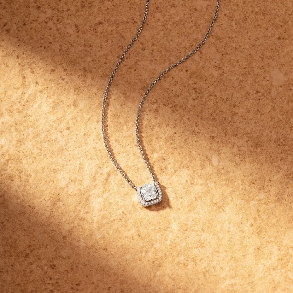 APM Monaco Collier Ajustable Pierre Carree^ Colliers