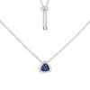 APM Monaco Collier Ajustable Triangle Bleu Pave^ Colliers