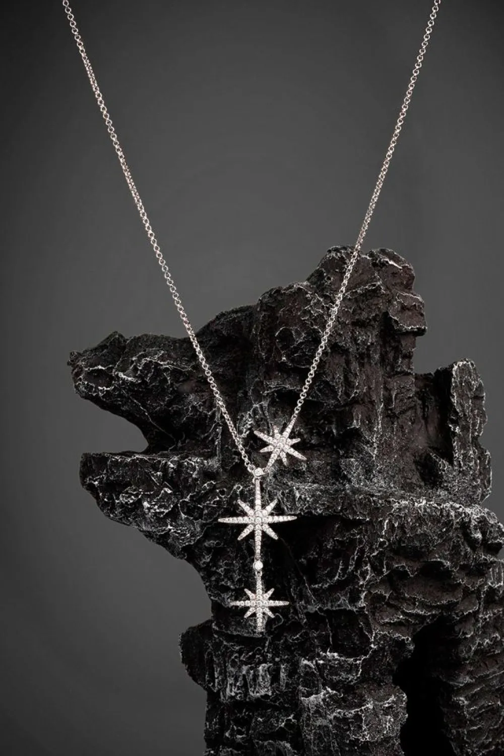 APM Monaco Collier Ajustable Triple Meteorites - Argent^ Colliers