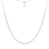 APM Monaco Collier Ajustable Up And Down Avec Perles - Argent^ Colliers